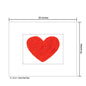 Heart Red Red, Print (#8233C)