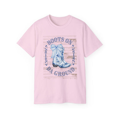 Western Song Cowboy Women's T-Shirt, Boots Graphic T-Shirt, Rural Lifestyle Top, Country Music Concert Apparel, Vintage Ranch Style Shirt