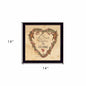 Love Begins At Home 1 Black Framed Print Wall Art