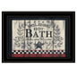 Hot Bath 14 Black Framed Print Wall Art