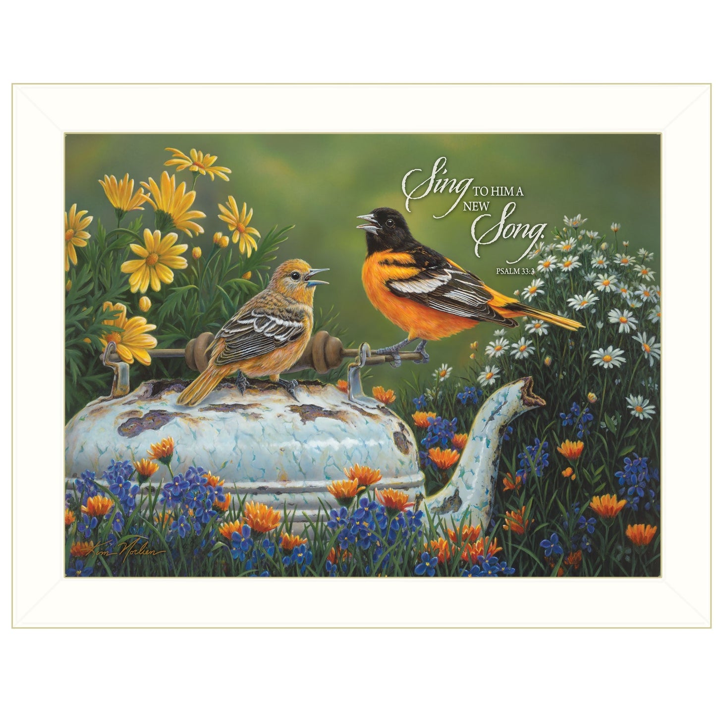 Tea Time 6 White Framed Print Wall Art