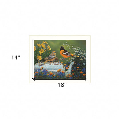 Tea Time 6 White Framed Print Wall Art