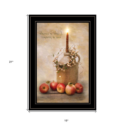 Say A Prayer 3 Black Framed Print Wall Art