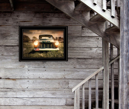 Wrong Lane 2 Black Framed Print Wall Art