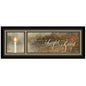 Walk In The Light 1 Black Framed Print Wall Art