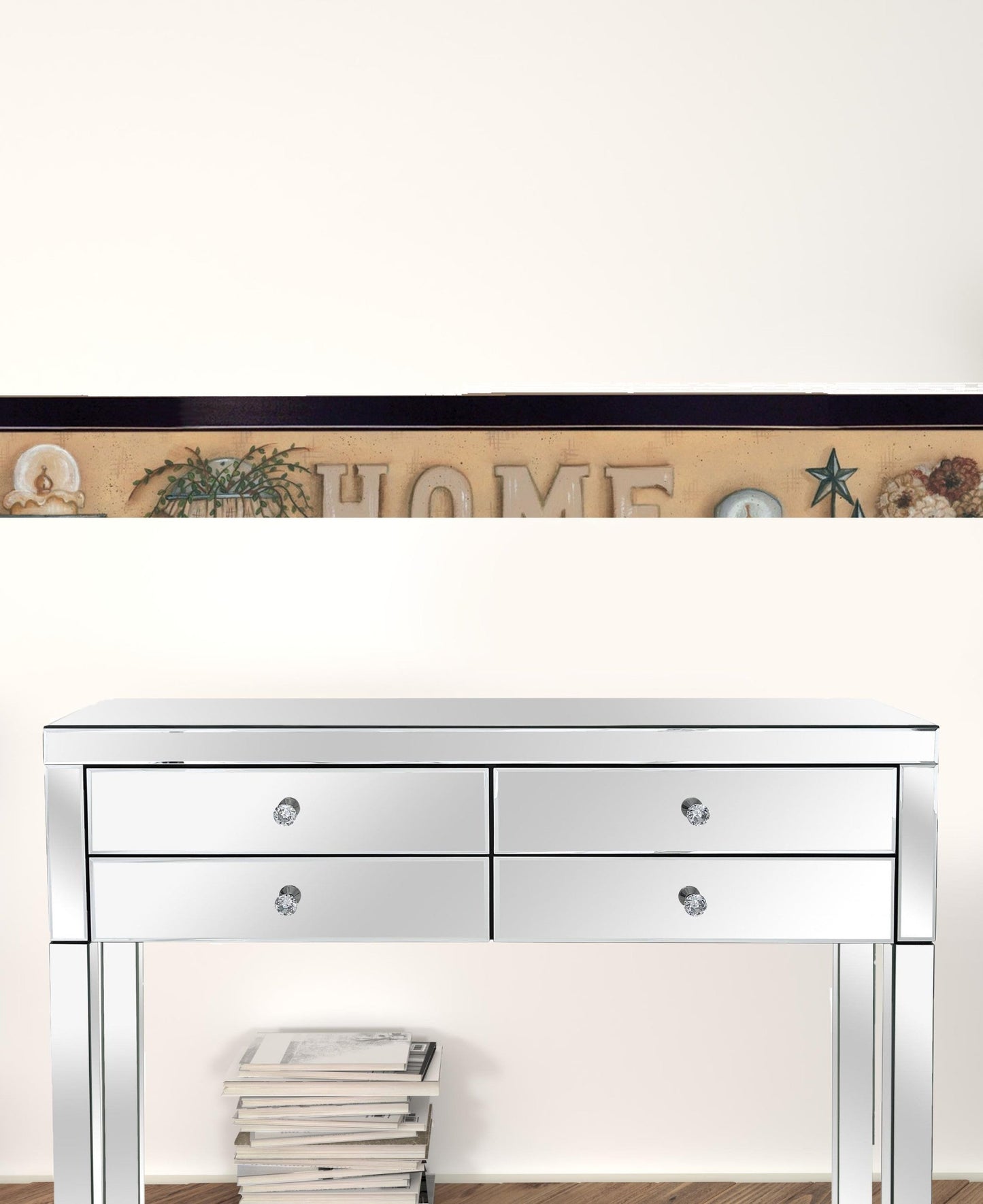 Set Of Three Where Family And Friends Gather 1 Black Framed Print Wall Art