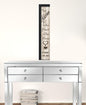 Set Of Four Come On In Black Framed Kitchen Wall Prints with Mug Rack