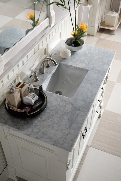 Brookfield 48" Single Vanity Cabinet, Bright White
