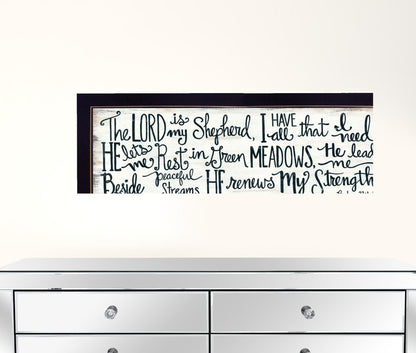 Set Of Two Thank You Lord 2 Black Framed Print Wall Art
