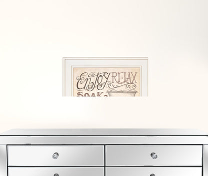 Set Of Two Soak And Unwind 2 White Framed Print Wall Art