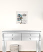 Set Of Two Life Or Home 1 White Framed Print Wall Art