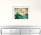 Set Of Two Lake Or Sunshine 1 White Framed Print Wall Art