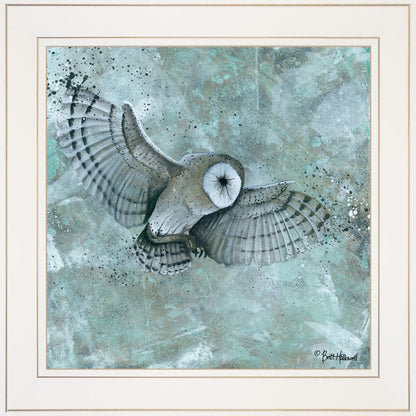 Set Of Two Wildlife 1 White Framed Print Wall Art