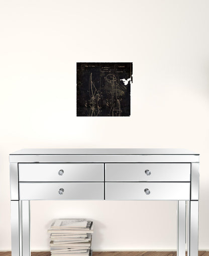 Set Of Two Airplane Patent I And Ii 1 White Framed Print Wall Art