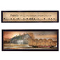 Set Of Two Together Blessed We Have It All 2 Black Framed Print Wall Art