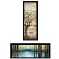 Set Of Two I Met You Or Living Your Dreams 1 Black Framed Print Wall Art