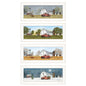 Set Of Four Billy Jacobs Four Seasons Collection V 4-Piece White Frame White Framed Print Wall Art