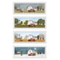 Set Of Four Billy Jacobs Four Seasons Collection VII 4-Piece 1 White Framed Print Wall Art