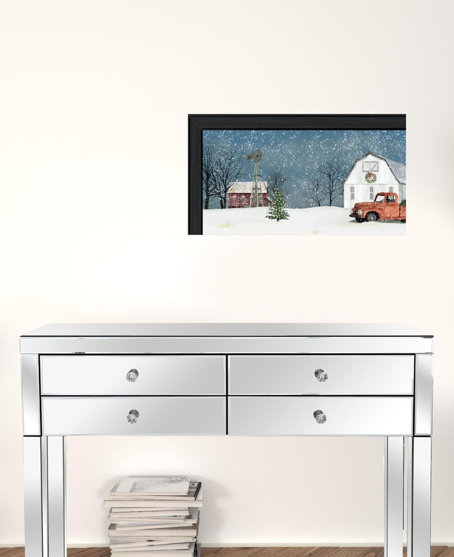Set Of Four Billy Jacobs Four Seasons Collection VII 4-Piece 2 Black Framed Print Wall Art