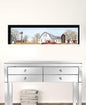 Set Of Two Billy Jacobs Seasonal Autumn Or Winter Black Frame Black Framed Print Wall Art