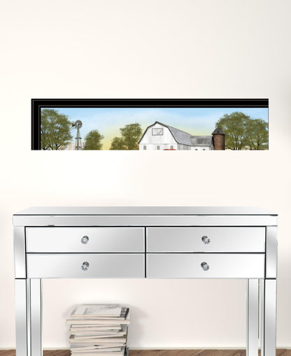Set Of Two Billy Jacobs Summer Or Spring Seasonal Black Frame Black Framed Print Wall Art
