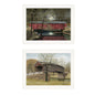 Set Of Two Bridge Collection I 2-Piece 1 White Framed Print Wall Art