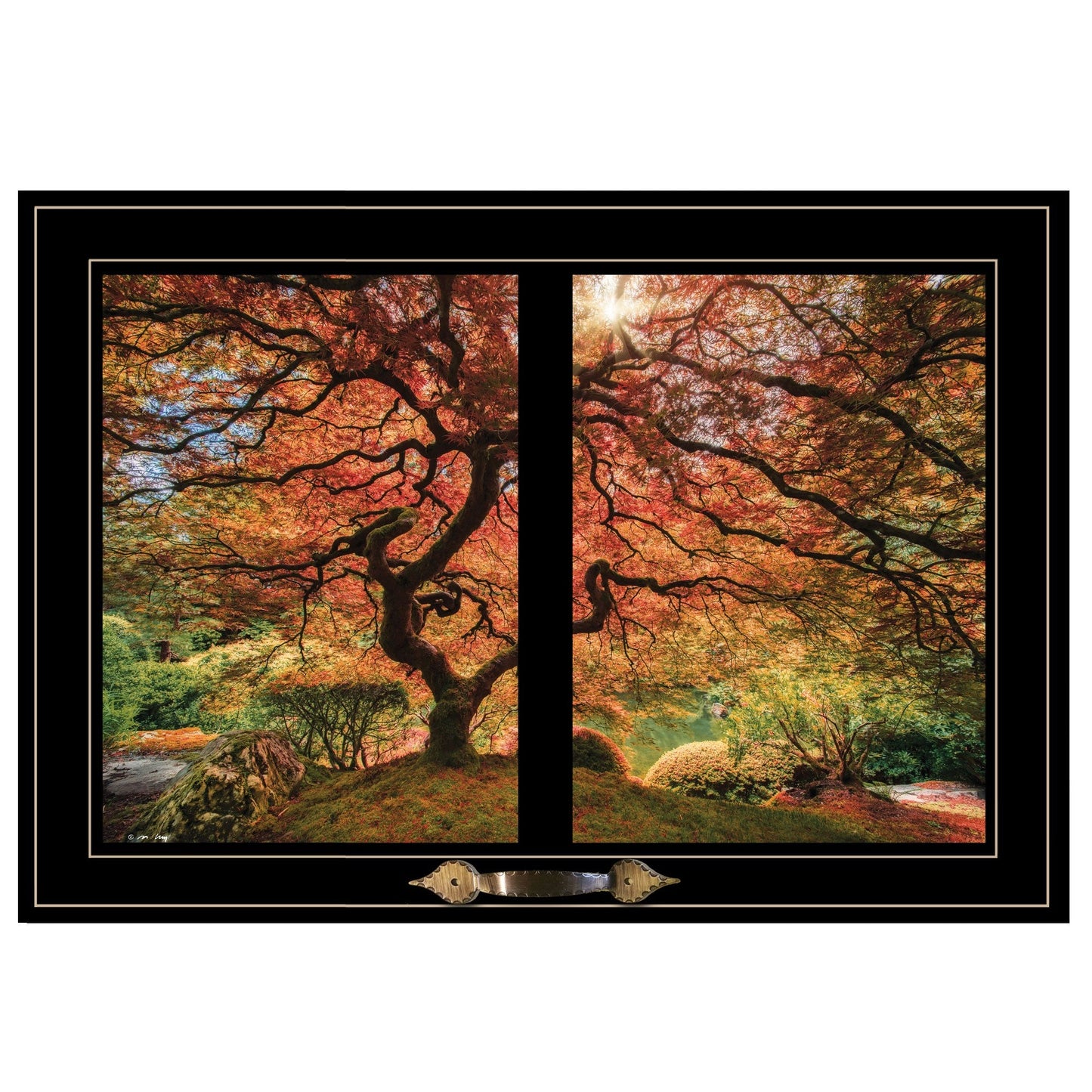 First Colors Of Fall I 4 Black Framed Print Wall Art