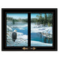 The Lookout 4 Black Framed Print Wall Art
