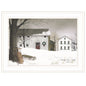Christmas Time Is Coming 1 White Framed Print Wall Art