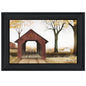 Bucks County Bridge 2 Black Framed Print Wall Art