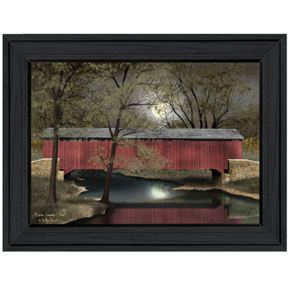 Warm Summers Eve 3 Black Framed Print Wall Art