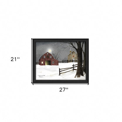 Light In The Stable 6 Black Framed Print Wall Art