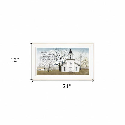 Amazing Grace 4 White Framed Print Wall Art | Home Decor | Kitchen + Metal