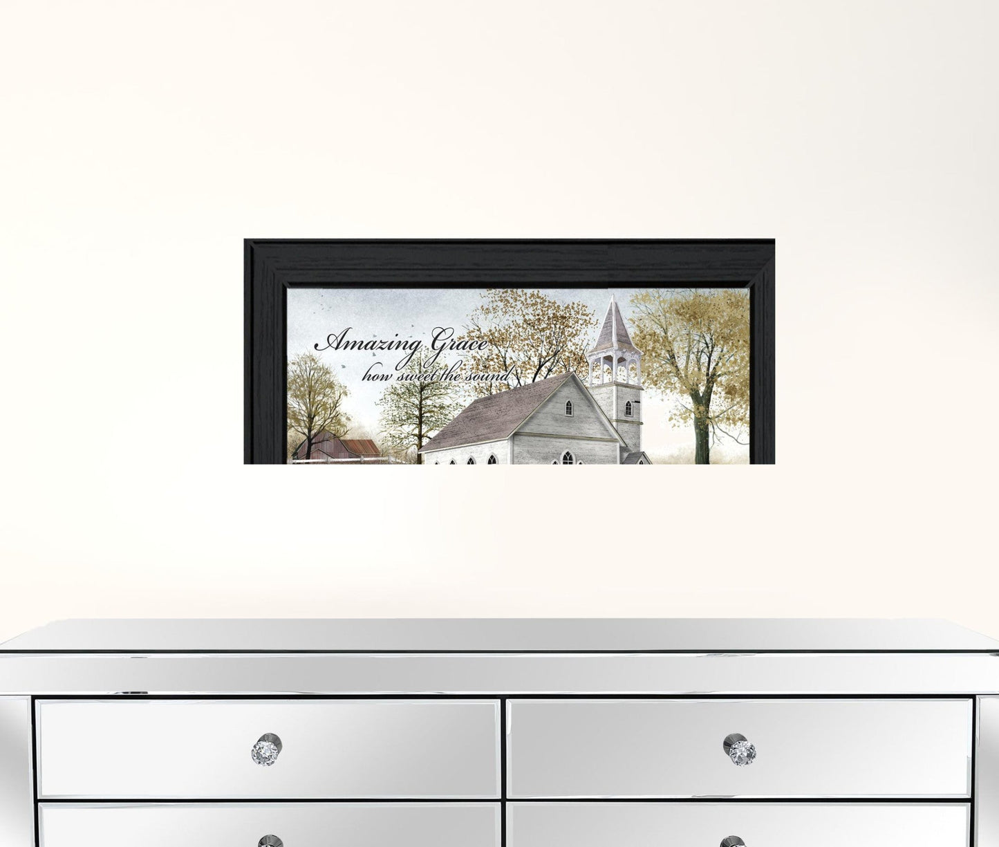 Amazing Grace 5 Black Framed Print Wall Art