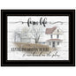 Farm Life 6 Black Framed Print Wall Art