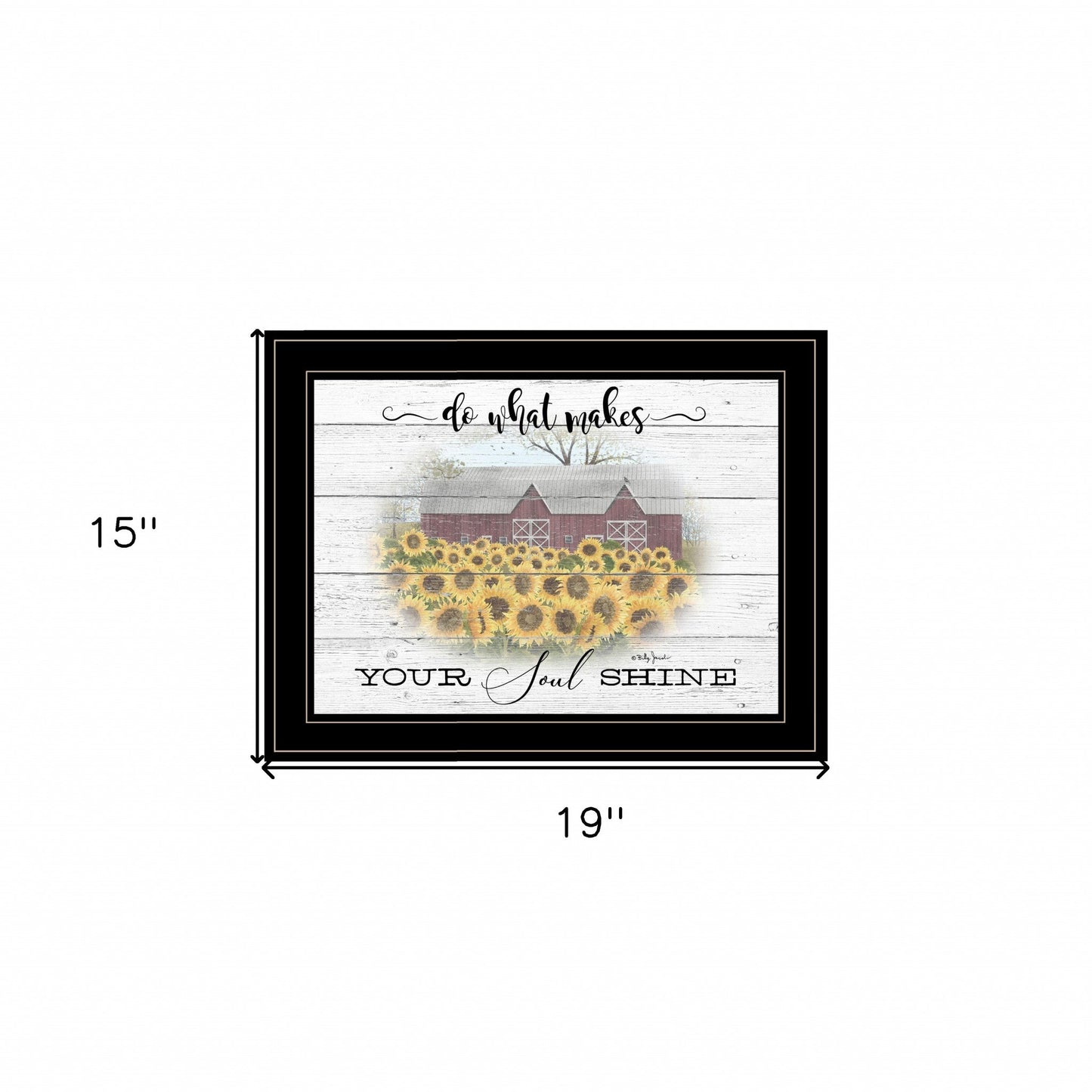Do What Makes Your Soul Shine Black Framed Print Wall Art