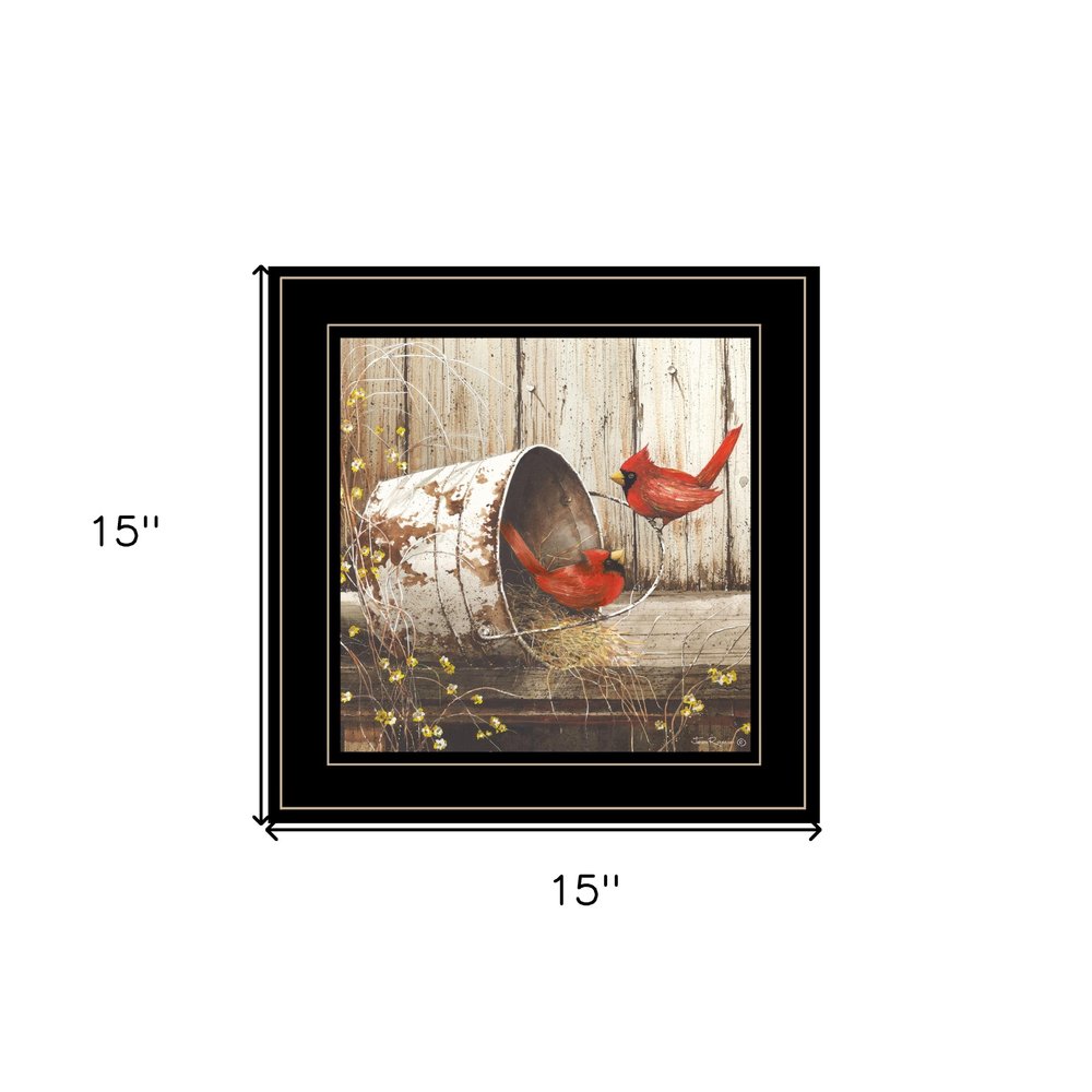 Playing Around 15x15 Black Framed Print Wall Art | Home Decor | Kitchen + Metal