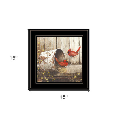 Playing Around 15x15 Black Framed Print Wall Art | Home Decor | Kitchen + Metal