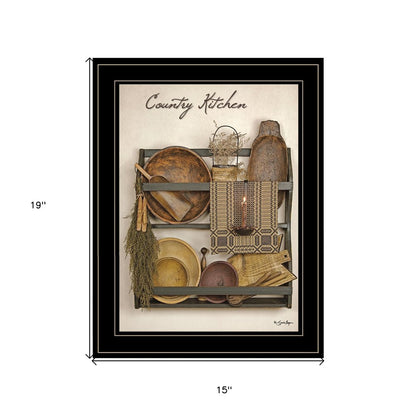 Country Kitchen 13 Black Framed Print Kitchen Wall Art | Home Decor | Kitchen + Metal
