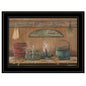 Treasures on the Shelf I 3 Black Framed Print Wall Art