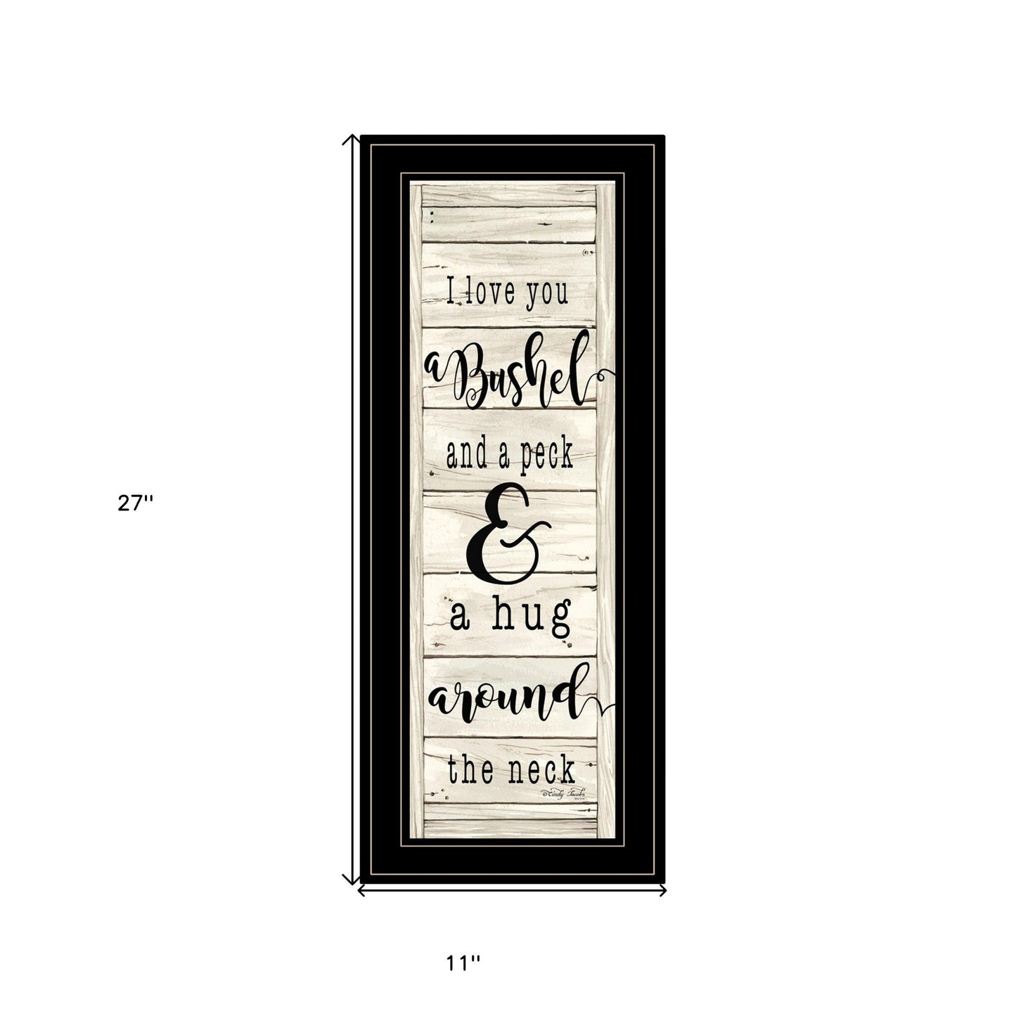Hugs Collection 2 Black Framed Print Wall Art