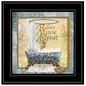 Relax Rinse Repeat 2 Black Framed Print Bathroom Wall Art