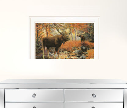 Call of the Wild 2 White Framed Print Wall Art