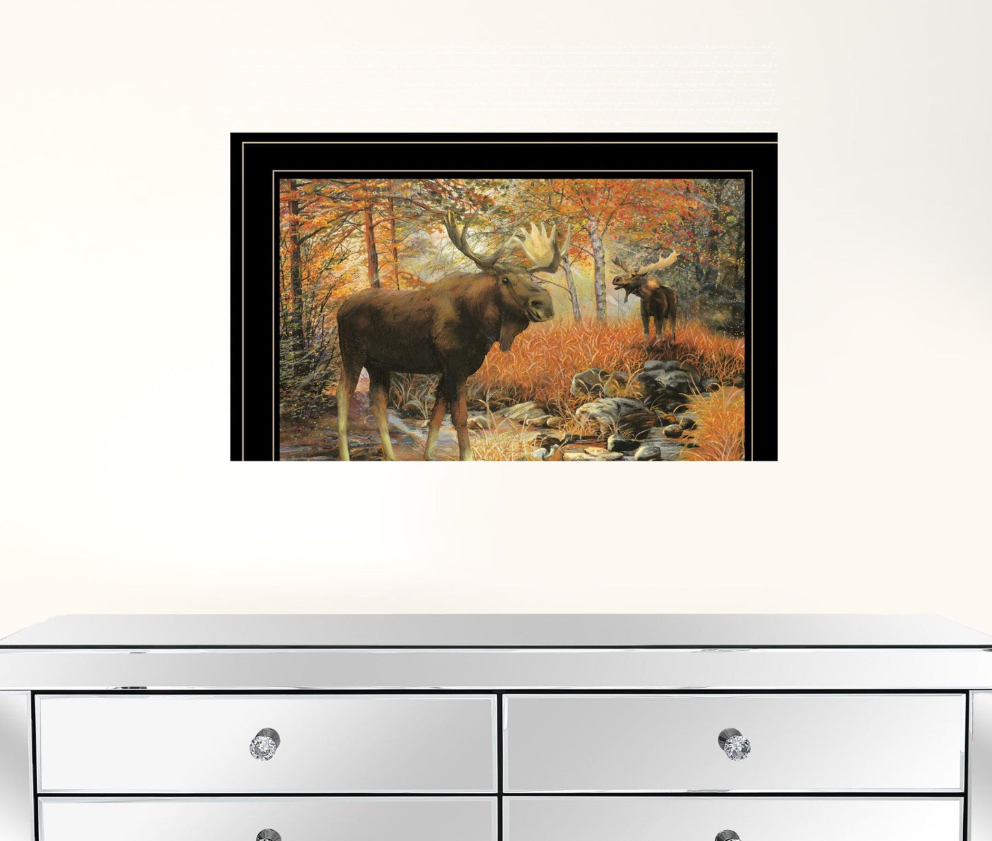 Call of the Wild 3 Black Framed Print Wall Art