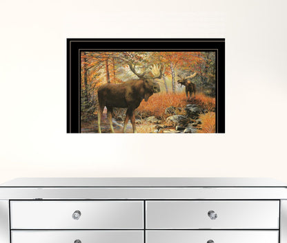 Call of the Wild 3 Black Framed Print Wall Art