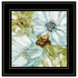 Sea glass Garden I 3 Black Framed Print Wall Art