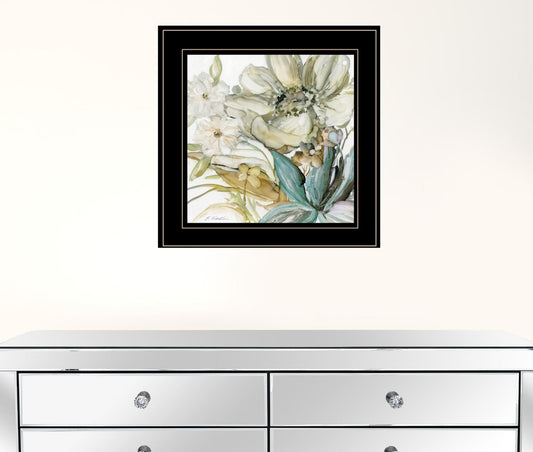 Sea glass Garden II 3 Black Framed Print Wall Art