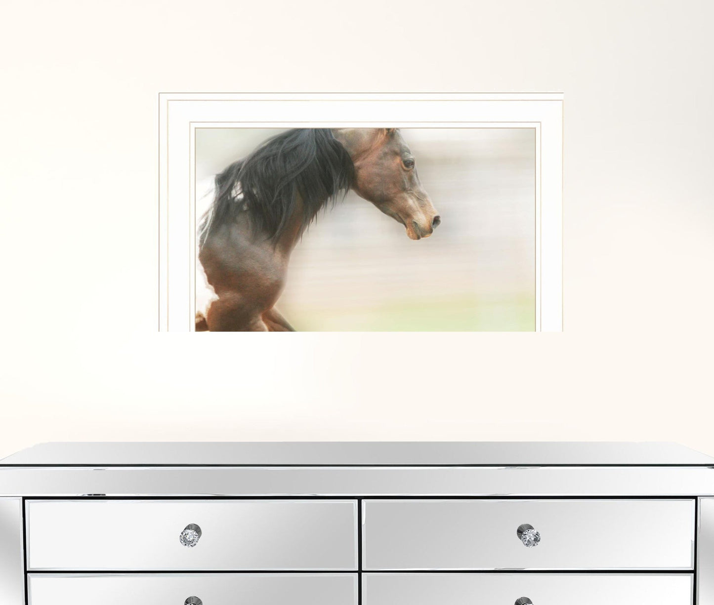 Leap of Faith 2 White Framed Print Wall Art