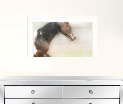 Leap of Faith 2 White Framed Print Wall Art