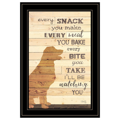 Every Snack You Make 2 Black Framed Print Wall Art